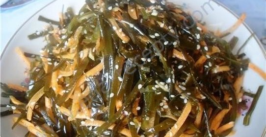 Салат Из Моркови с морской капустой