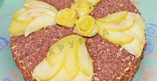 Торт Королевский с маком орехами изюмом