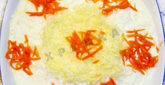 Салат из курицы с корейской морковкой