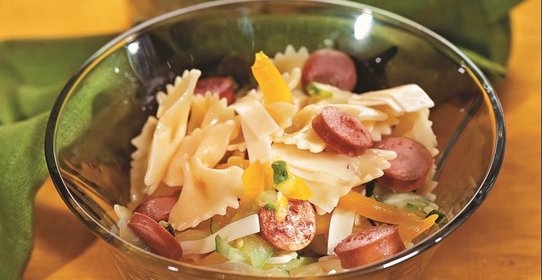 Салат с фарфалле