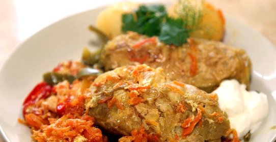 Голубцы в микроволновке