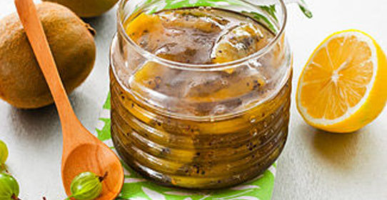 Зеленый джем в мультиварке