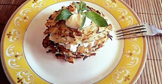 Овощные оладьи