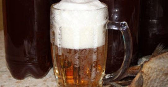Домашнее пиво с рисинкой
