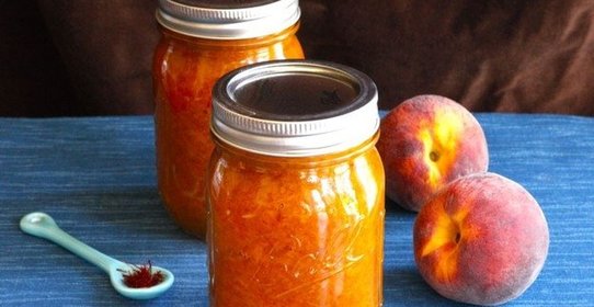 Варенье из персиков с сахаром