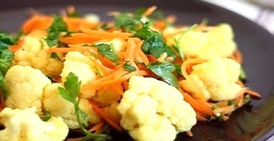 Маринованная цветная капуста по-корейски