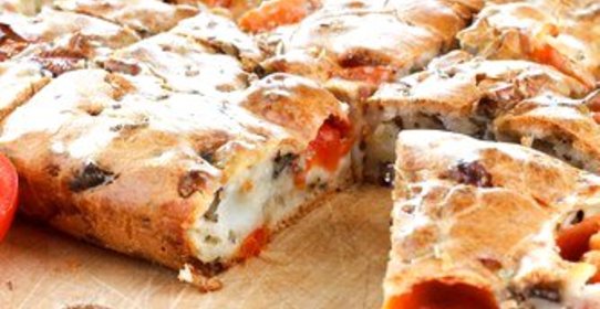 Слоеный рулет со сладким перцем