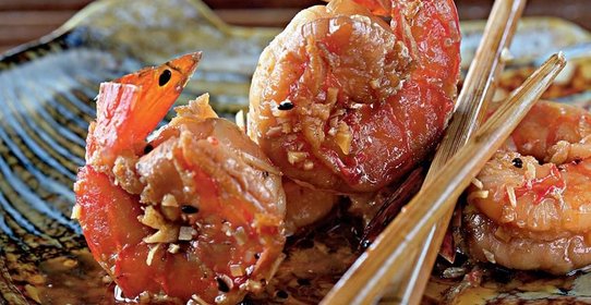 Маринованные креветки по-китайски