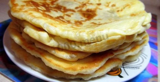 Лепешки на молоке