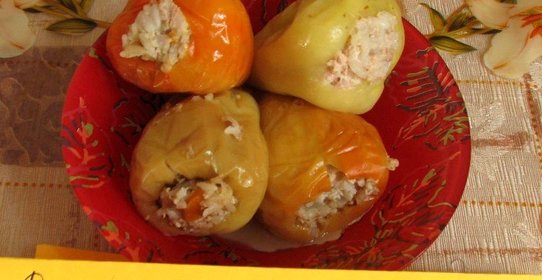 Фаршированный перец по бабушкиному рецепту