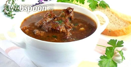 Телятина томлёная в квасе