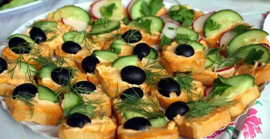 Канапе Морская фантазия