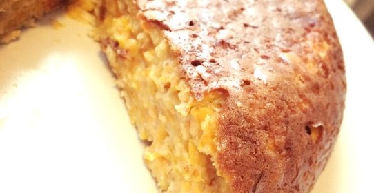 Тыквенно-овсяный пирог