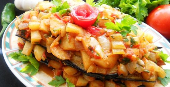 Аджапсандали (грузинское овощное рагу)