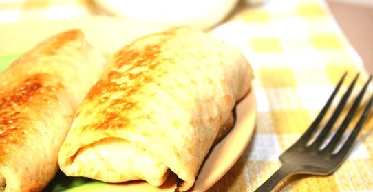 Блинчики с творогом