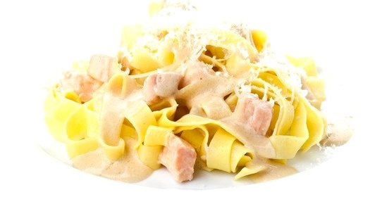 Паста с лососем