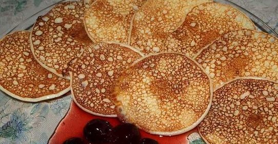 Блинчики на детской смеси