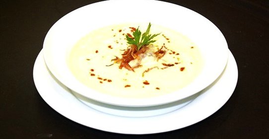 Сливочный суп из морского черта
