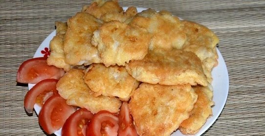 Минтай в сырном кляре