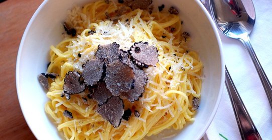 Макароны с трюфелями