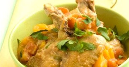 Курица-соте со сладким перцем