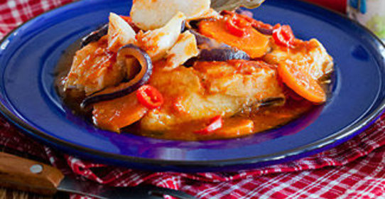 Минтай по-арабски в мультиварке