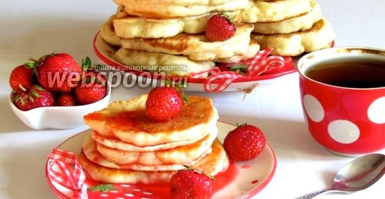 Пышные оладьи на кефире