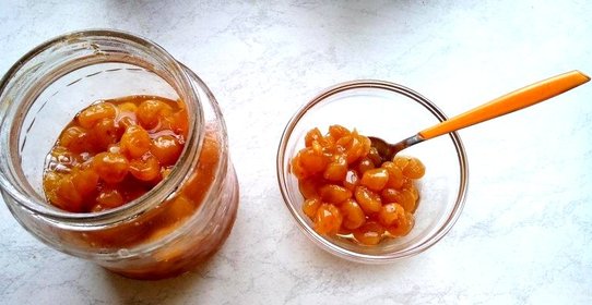 Варенье из белой черешни