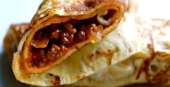 Блины с фаршем