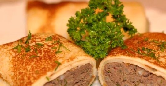 Начинка для блинчиков из печени