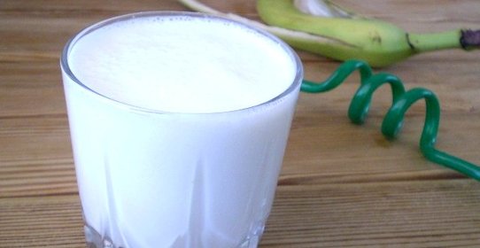 Коктейль с зеленым бананом