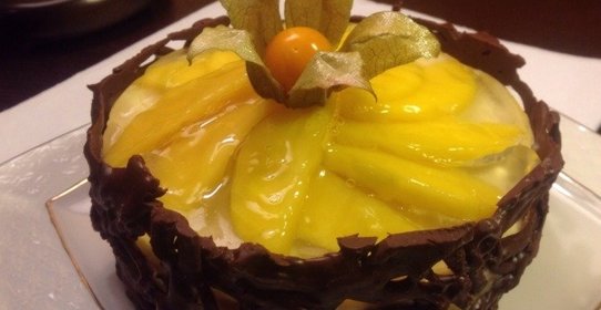 Мини-торты с манго