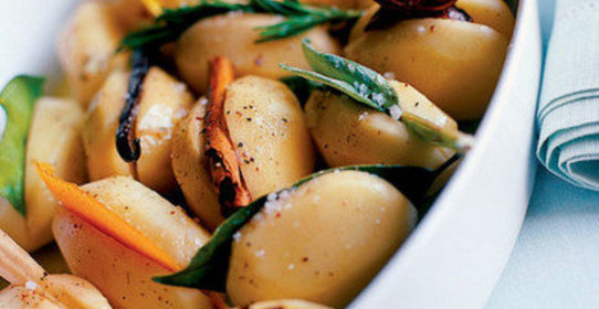 Картофель с пряными травами