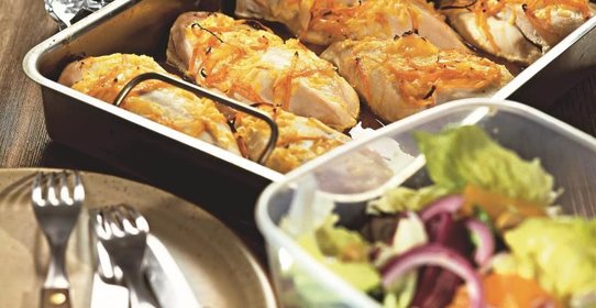 Куриные грудки в апельсиновом маринаде