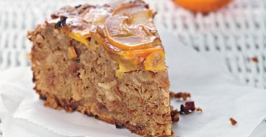 Торт с хурмой и коньяком