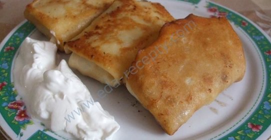 Тонкие блины с начинкой