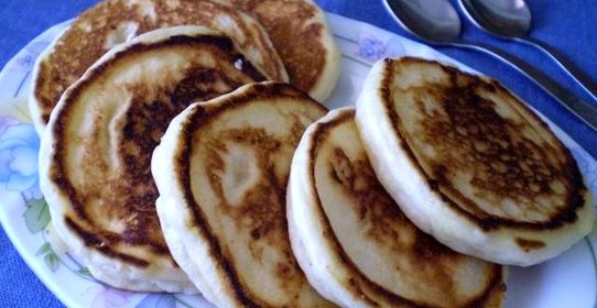 Оладьи с творогом на самоквасе