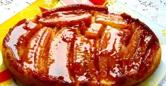 Постный банановый пирог