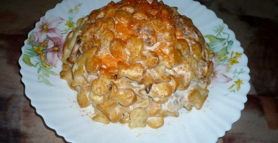 Быстрый тортик из крекеров