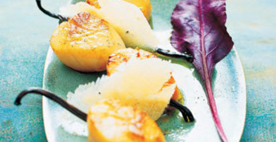 Морские гребешки с пармезаном