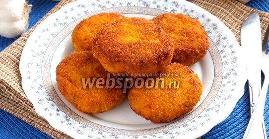 Рыбные котлеты из трески