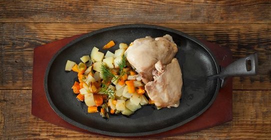 Курица с овощами