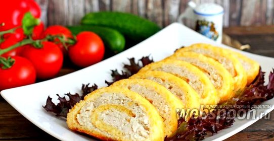 Куриный рулет в духовке