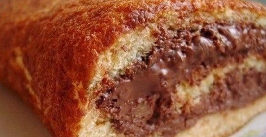 Рулет со сгущенкой Пятиминутка