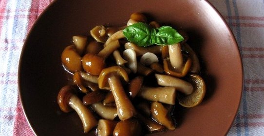 Маринованные опята