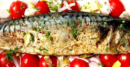 Скумбрия в фольге в духовке