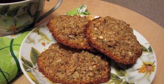 Овсяное печенье на скорую руку