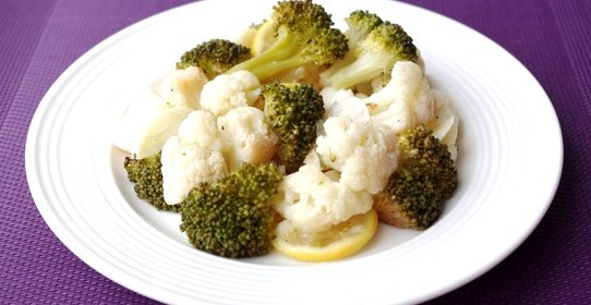 Овощи, запеченные с лимоном