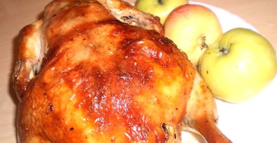 Курица с Антоновкой