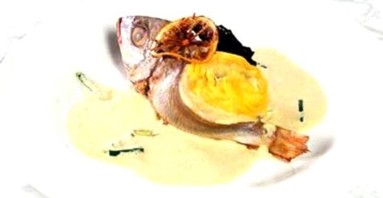 Дорада с картофельным пюре